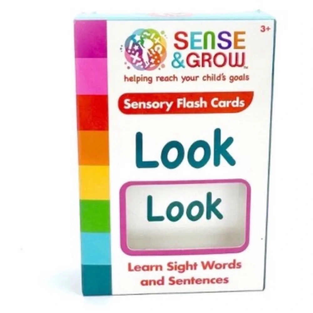 3 for $15 SALE 2 Sets Cards 10 Sight Words & Sentences & 10 Shape & Feel Texture